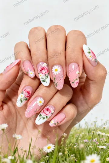Floral Nail Design #776 Image