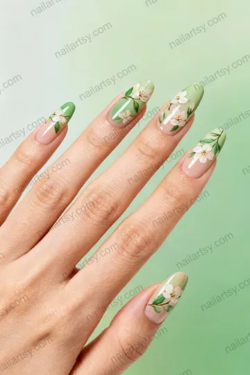Green Nail Design #771 Image