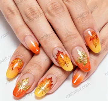 Glossy Nail Design #1080 Image