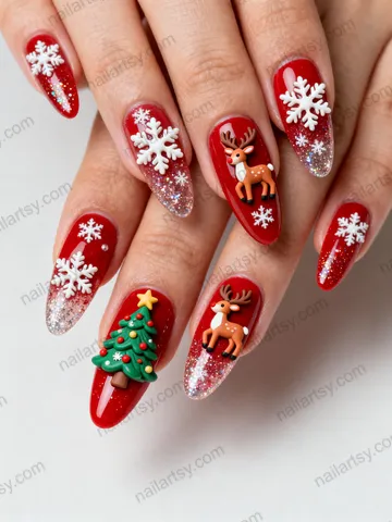 Christmas Nail Design #681 Image