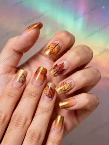 Aurora Nail Design #719 Image