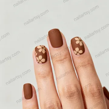 Brown Nail Design #81 Image