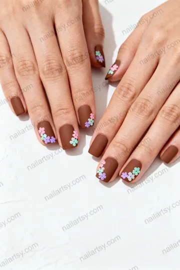 Brown Nail Design #77 Image