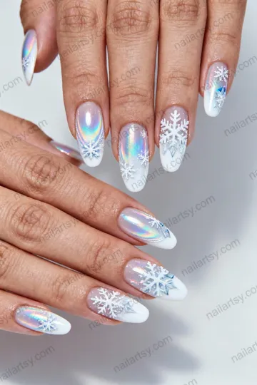 White Nail Design #351 Image