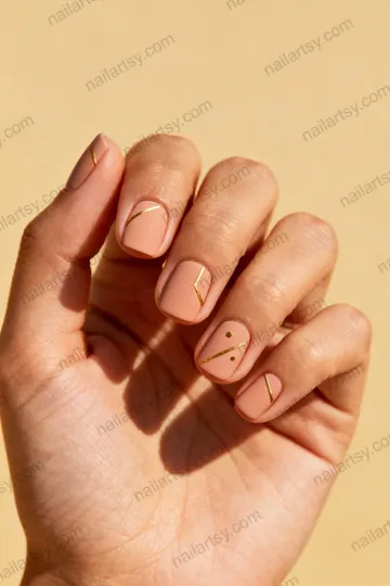 Dip Powder Nail Design #1014 Image