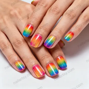 Squoval Nail Design #1040 Image