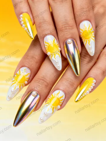 Pearl Nail Design #934 Image
