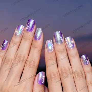 Aurora Nail Design #703 Image
