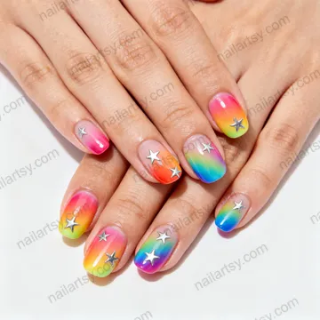 Round Nail Design #595 Image