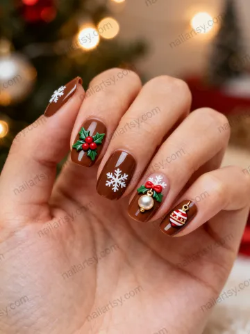 Brown Nail Design #94 Image