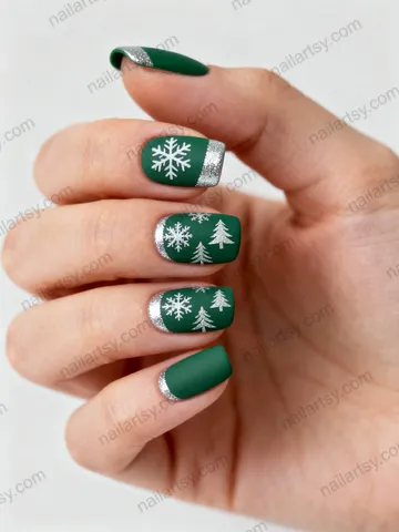 Squoval Nail Design #1020 Image