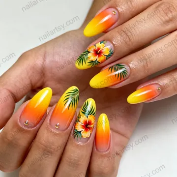 Ombre Nail Design #1059 Image