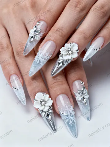 Floral Nail Design #778 Image