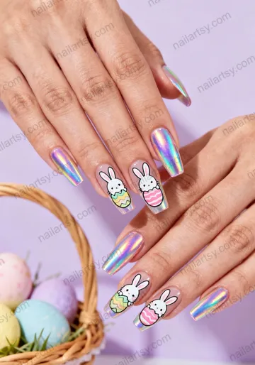 Rainbow Nail Design #1138 Image