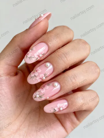 Oval Nail Design #1030 Image