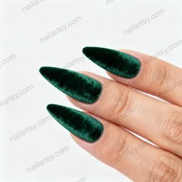 Velvet Nail Design #163 Image