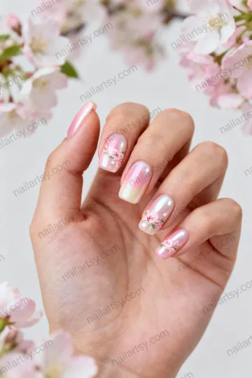 Pearl Nail Design #435 Image