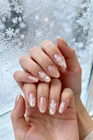 Pearl Nail Design #921 Image