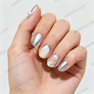 Pearl Nail Design #340 Image