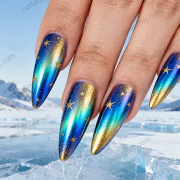 Aurora Nail Design #707 Image