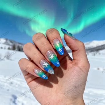 Aurora Nail Design #716 Image