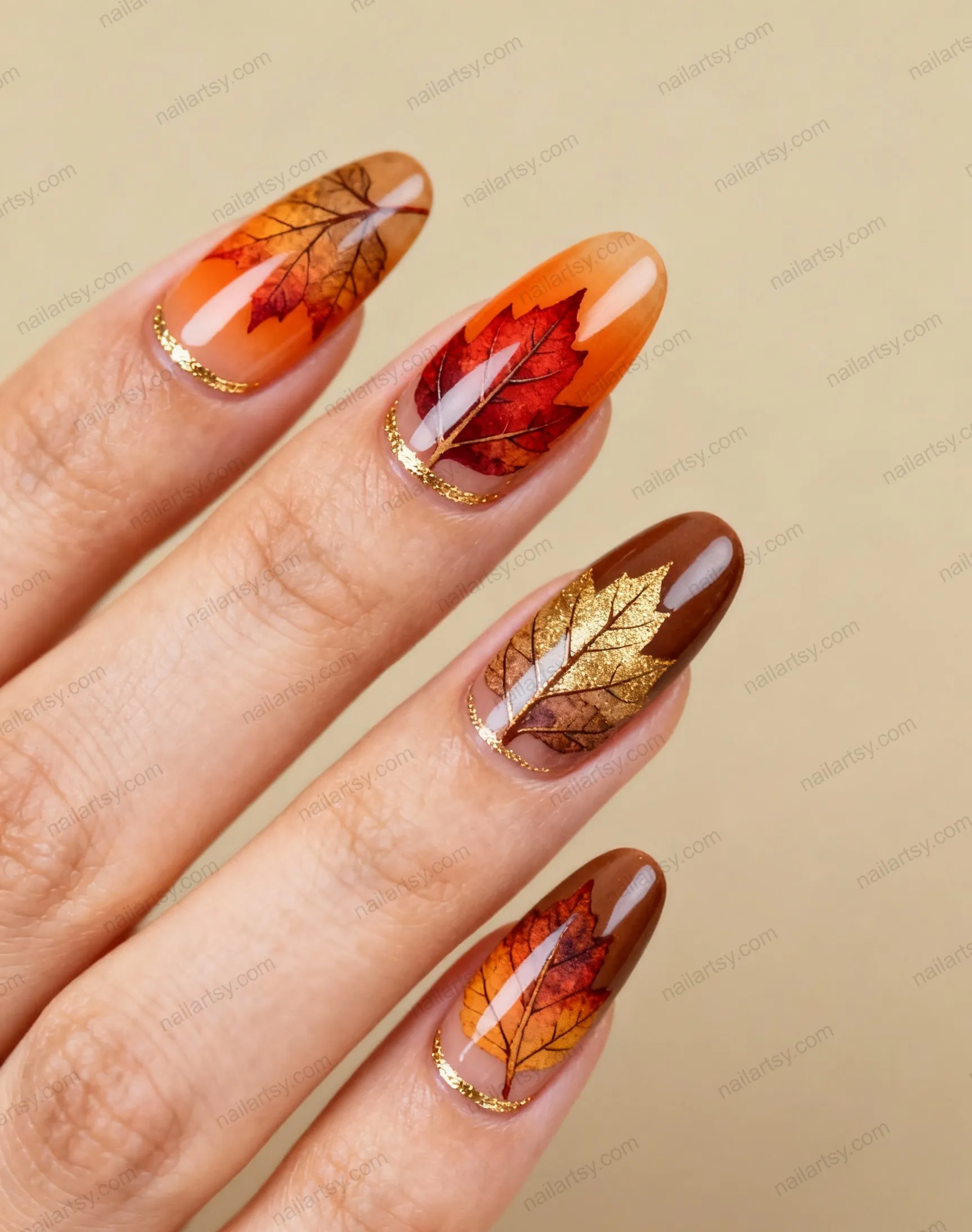2025 Autumn Nail Design #9