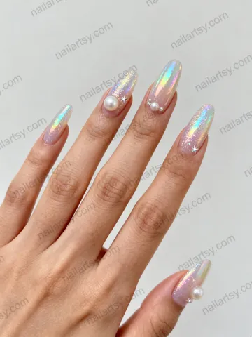 Pearl Nail Design #939 Image