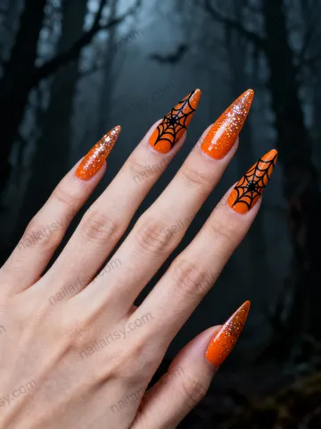 Orange Nail Design #213 Image