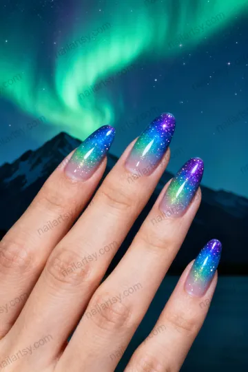 Aurora Nail Design #701 Image
