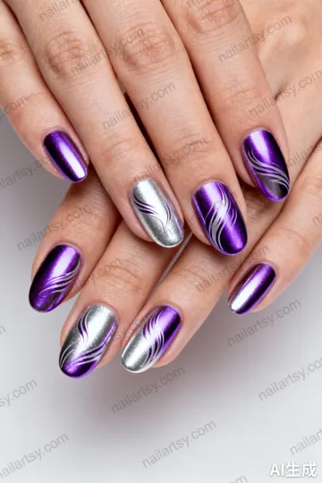 Oval Nail Design #1073 Image