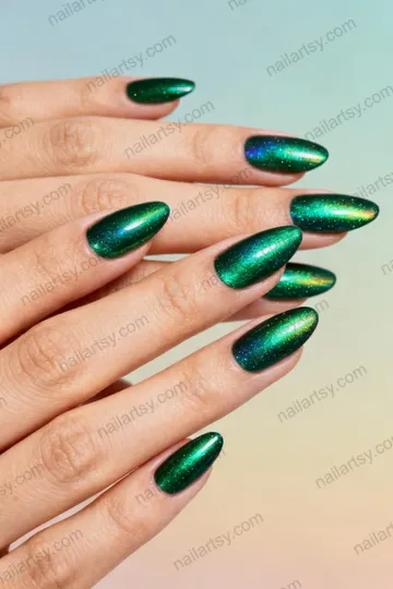 Green Nail Design #725 Image