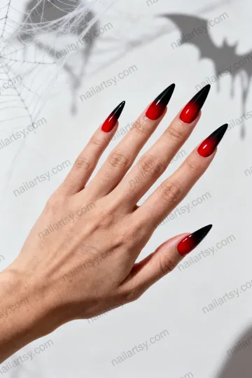Red Nail Design #650 Image