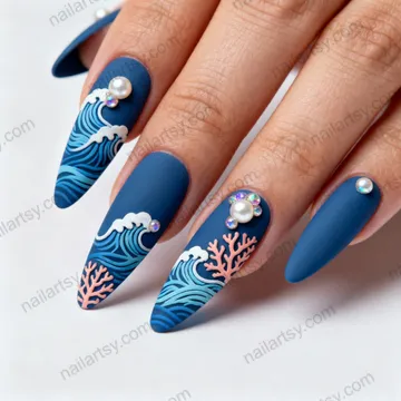 Pearl Nail Design #938 Image