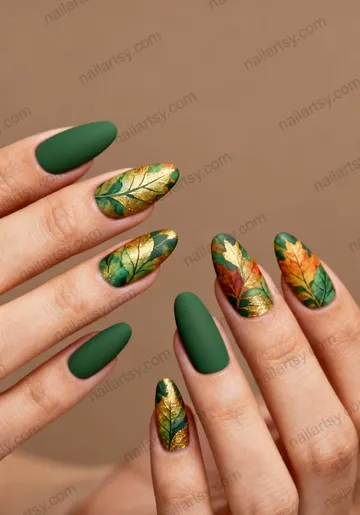 Almond Nail Design #1090 Image