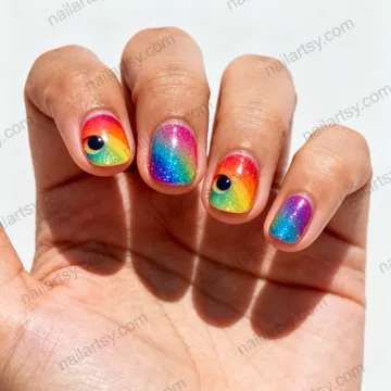 Round Nail Design #723 Image