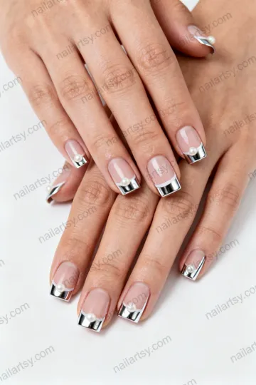Pearl Nail Design #937 Image