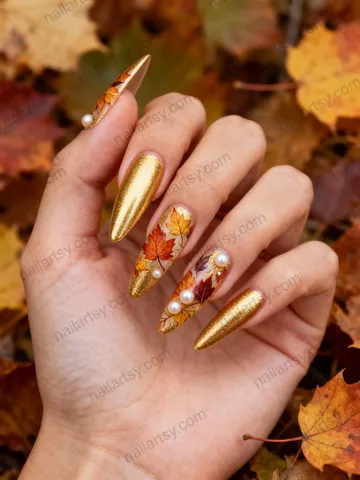 Pearl Nail Design #925 Image