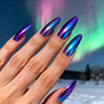 Purple Nail Design #696 Image