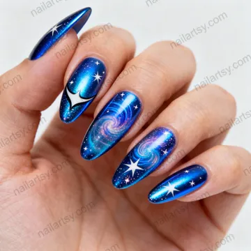 Cat Eye Nail Design #494 Image