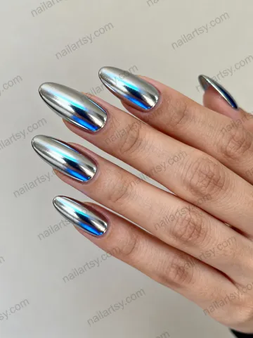 Chrome Nail Design #1039 Image