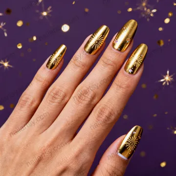 Round Nail Design #589 Image