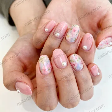 Pearl Nail Design #570 Image