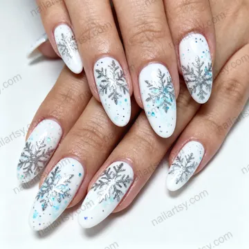 White Nail Design #366 Image