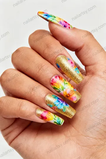 Gold Nail Design #500 Image