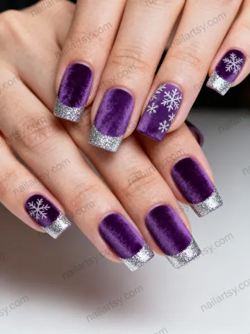 Velvet Nail Design #620 Image