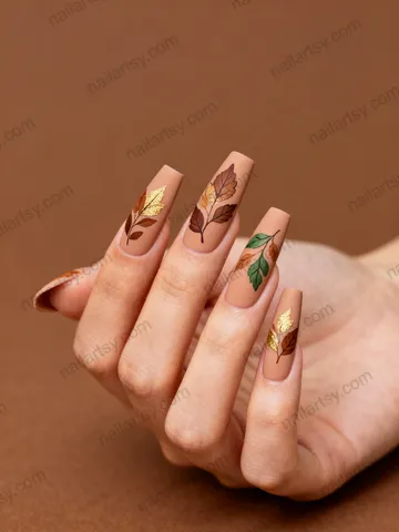 Autumn Nail Design #789 Image