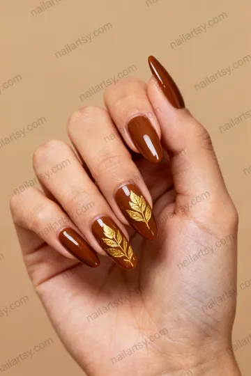 Brown Nail Design #80 Image