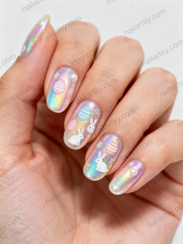 Aurora Nail Design #718 Image