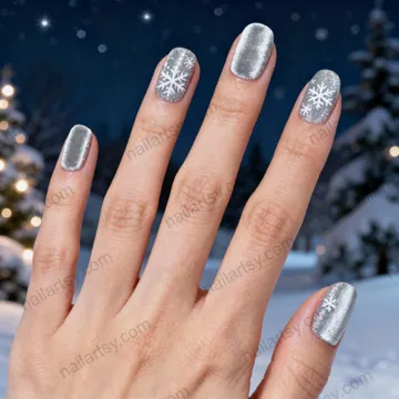 Velvet Nail Design #335 Image
