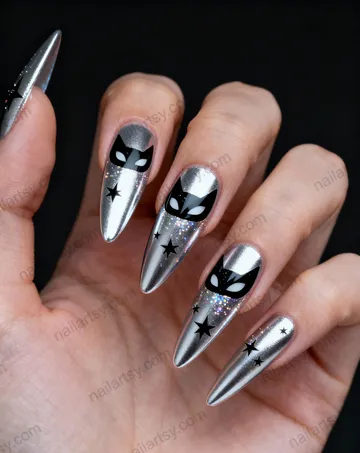 Chrome Nail Design #1143 Image